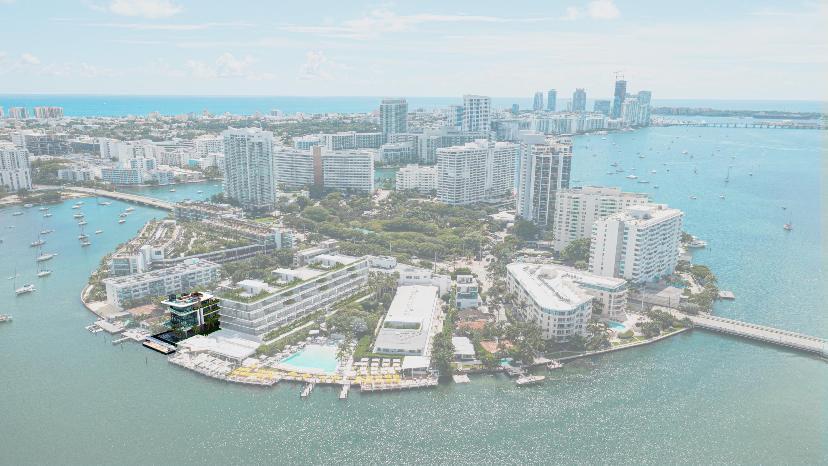 Belle Isle aerial with 6 and 7 Farrey Lane location